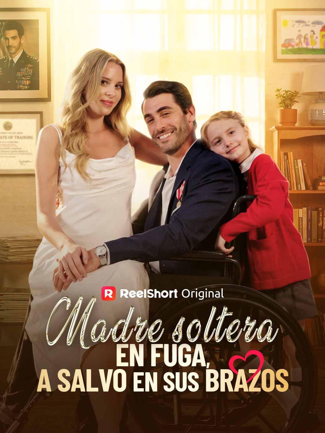 Madre soltera en fuga, a salvo en sus brazos