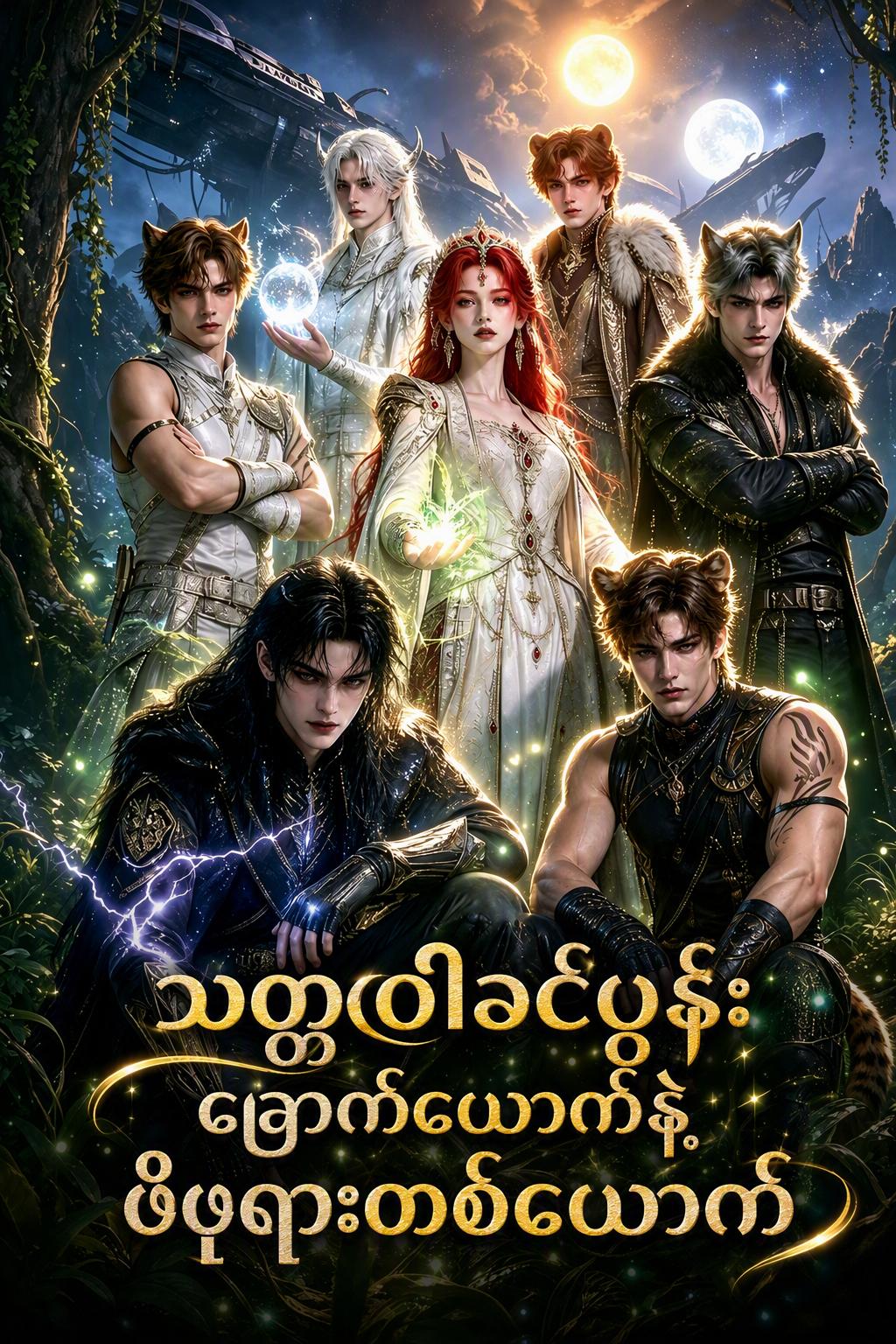 သတ္တဝါခင်ပွန်းခြောက်ယောက်နဲ့ မိဖုရားတစ်ယောက်