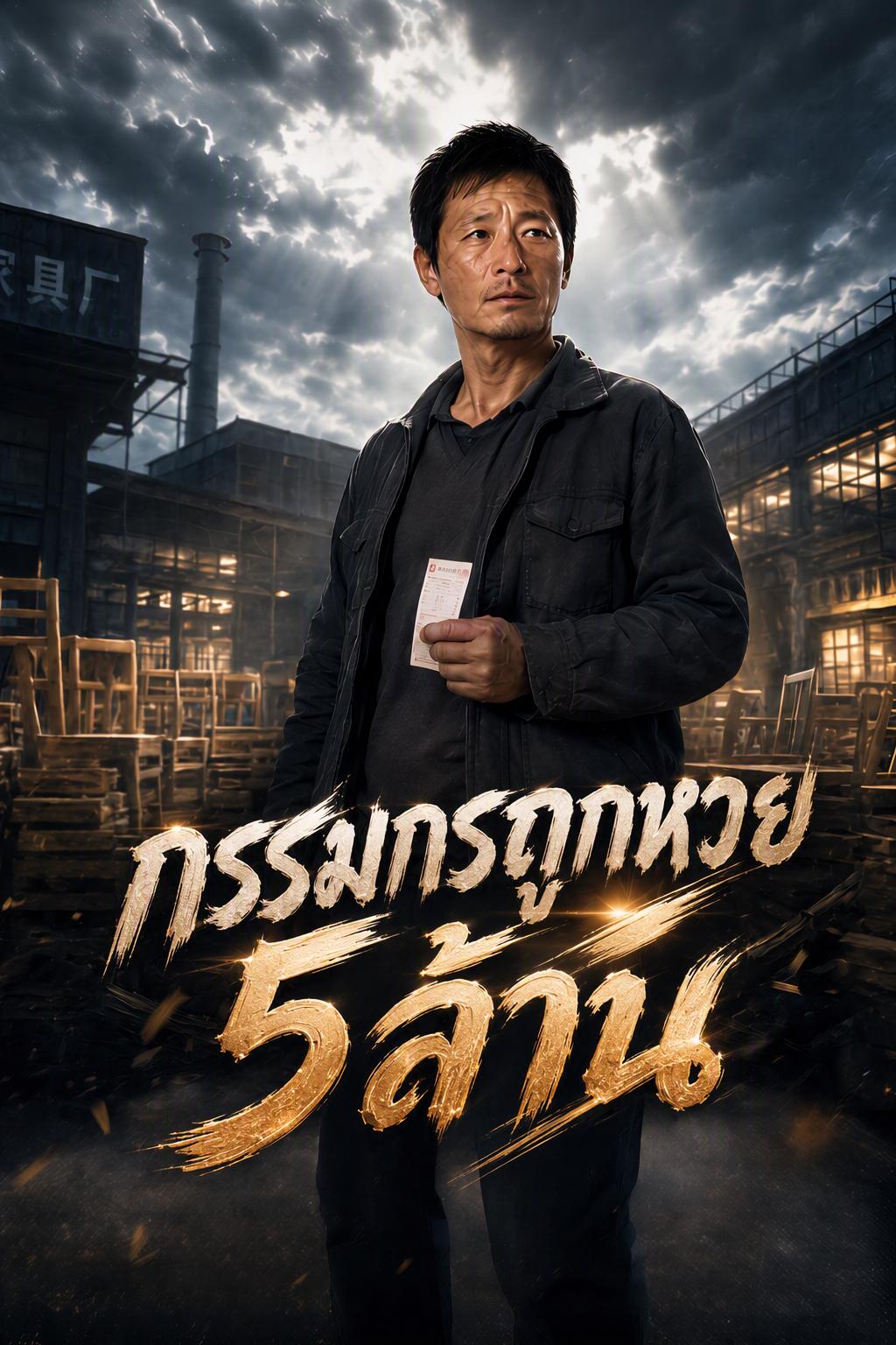 กรรมกรถูกหวย 5 ล้าน