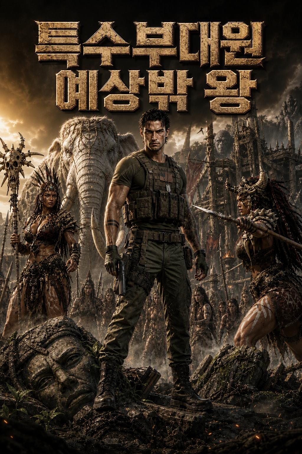 하늘에서 떨어진 특수부대원: 뜻밖의 부족 왕