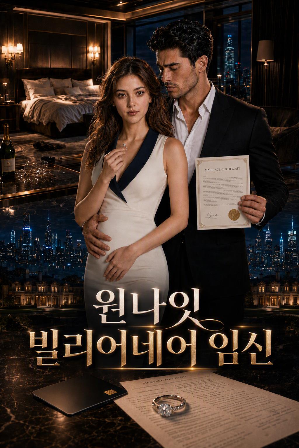 억만장자의 아이를 임신했다