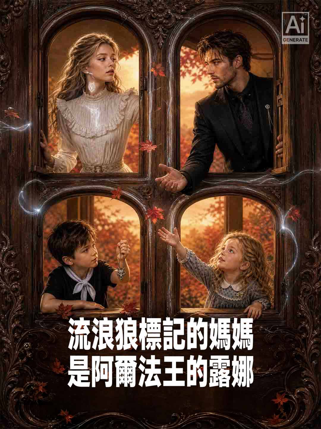 帶著流浪狼印記的媽媽，是阿爾法王的露娜