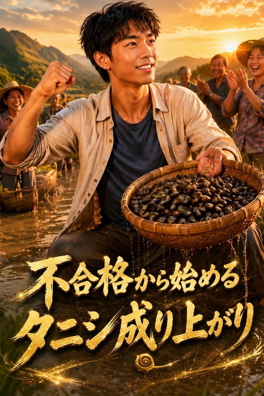 不合格から始めるタニシ成り上がり