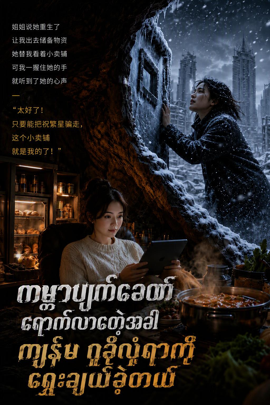 ကမ္ဘာပျက်ခေတ်ရောက်လာတဲ့အခါ ကျွန်မ ဂူခိုလှုံရာကို ရွေးချယ်ခဲ့တယ်