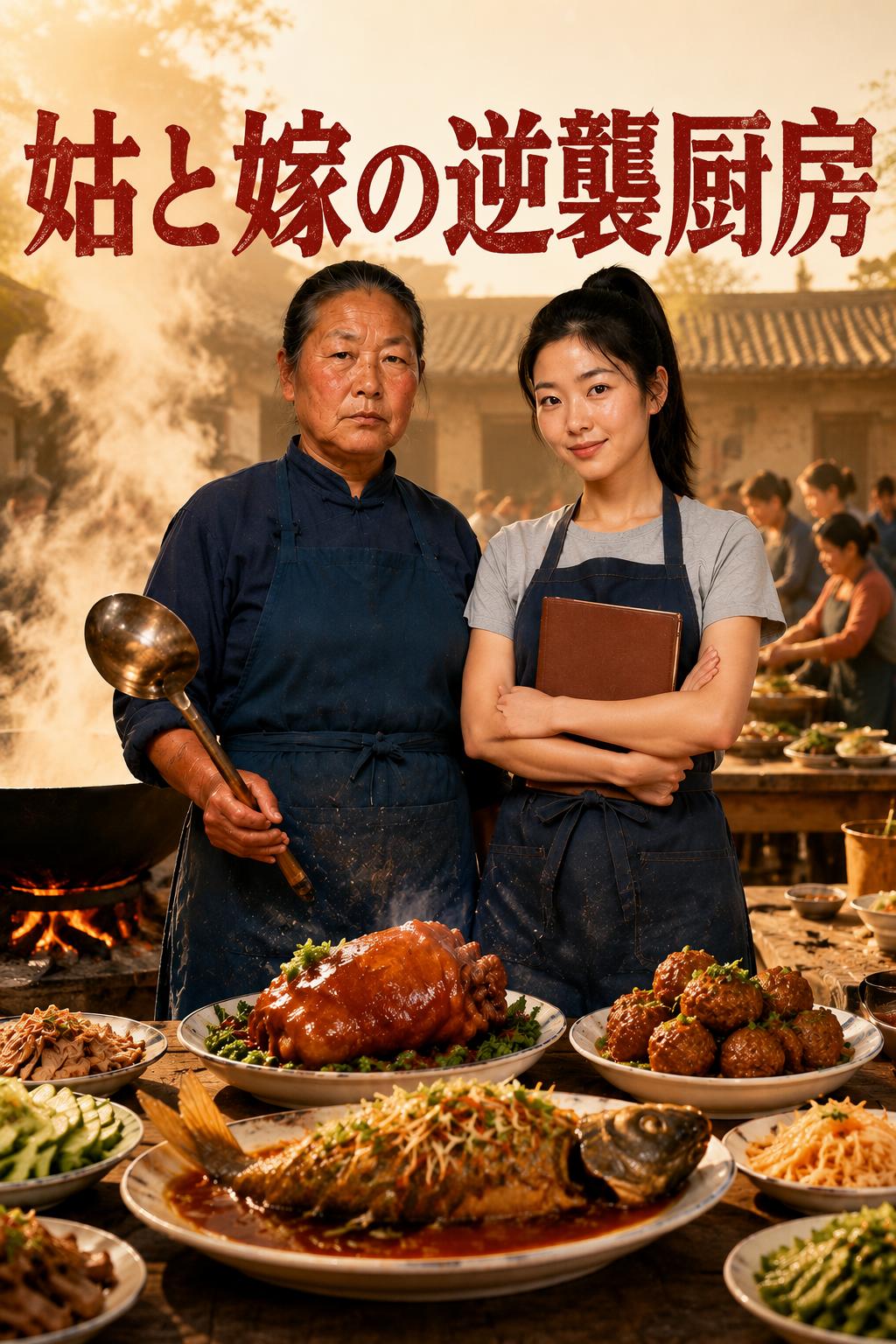 大宴会を手に入れた姑と嫁