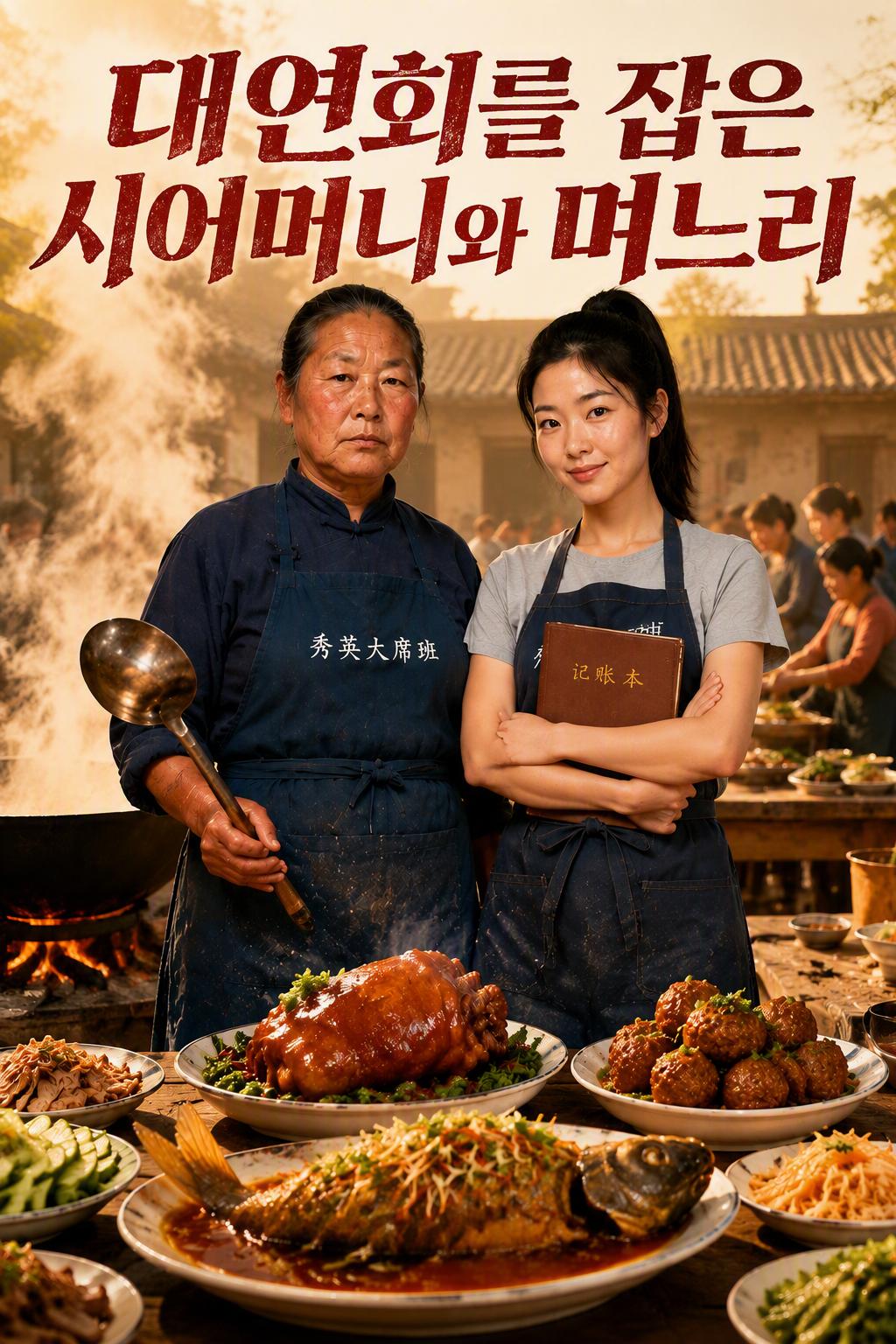대연회를 잡은 시어머니와 며느리
