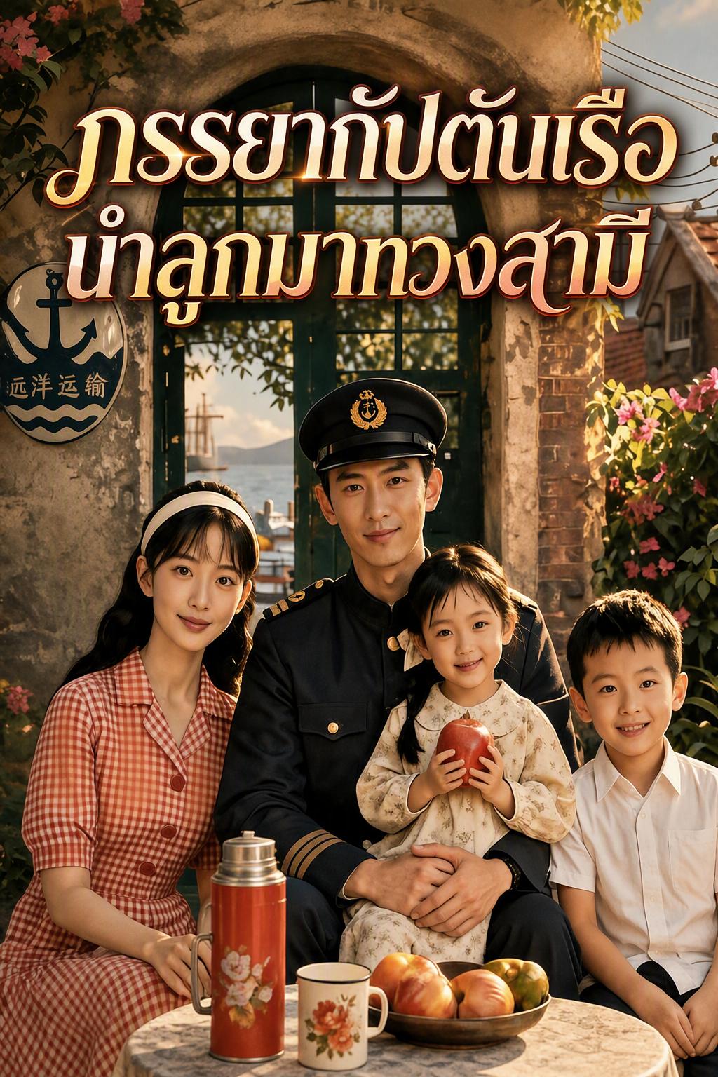 ภรรยากัปตันเรือนำลูกมาทวงสามี