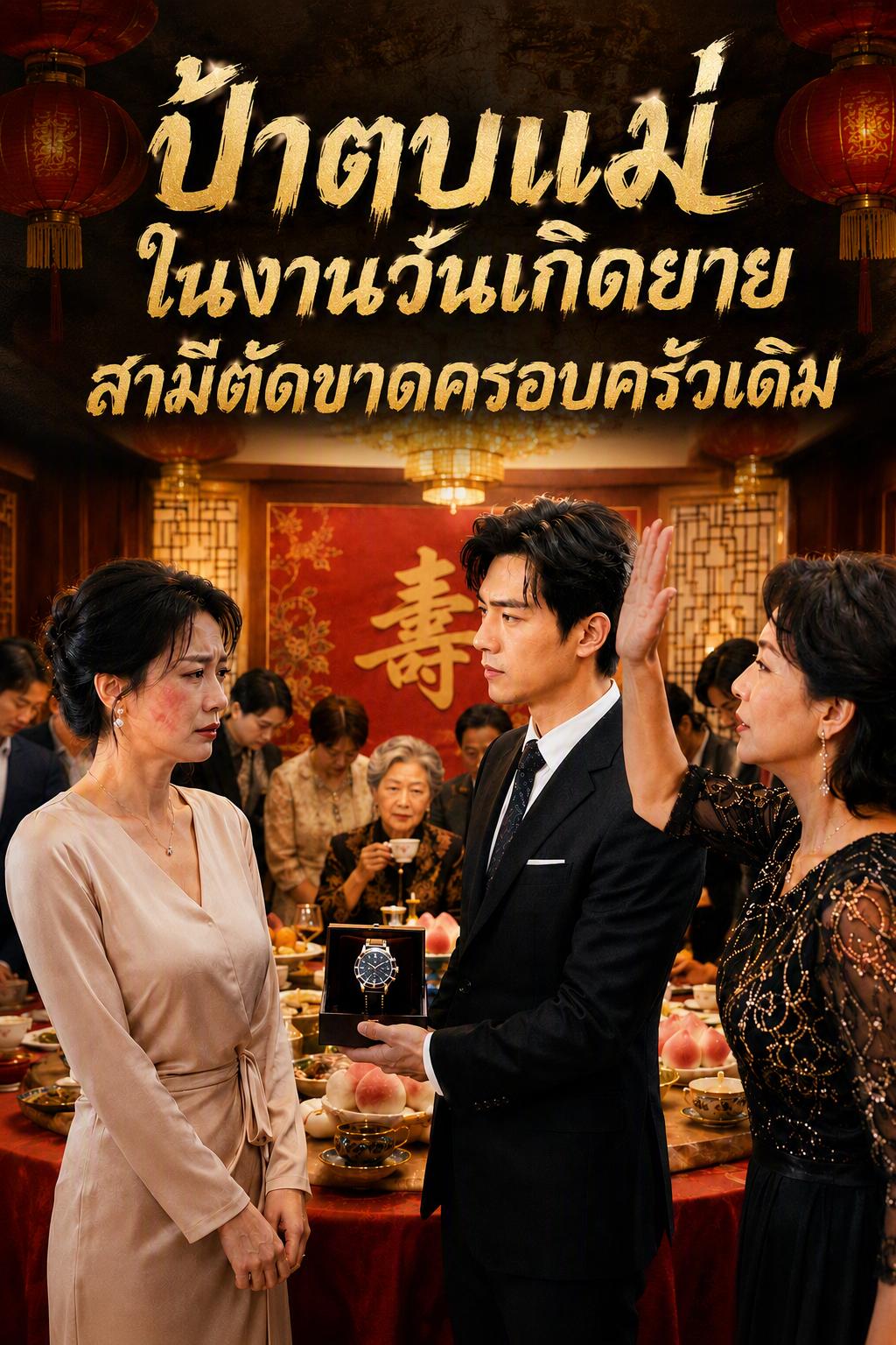 ป้าตบแม่ในงานวันเกิดยาย สามีตัดขาดครอบครัวเดิม