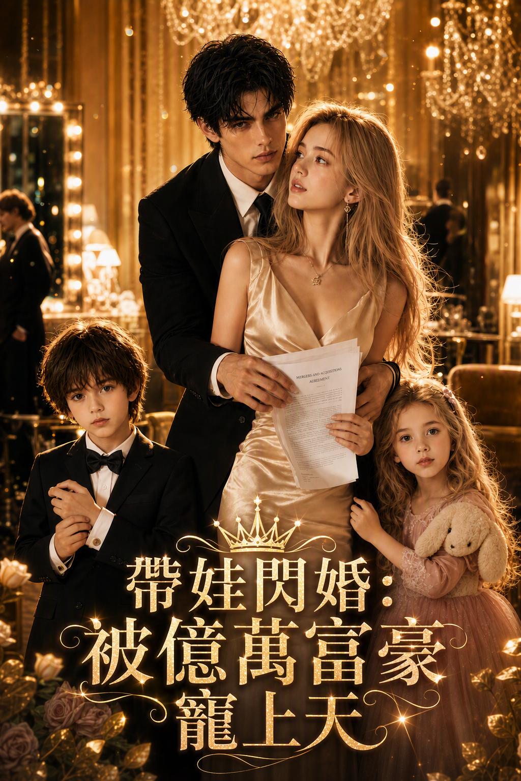 带着孩子闪婚：亿万富翁