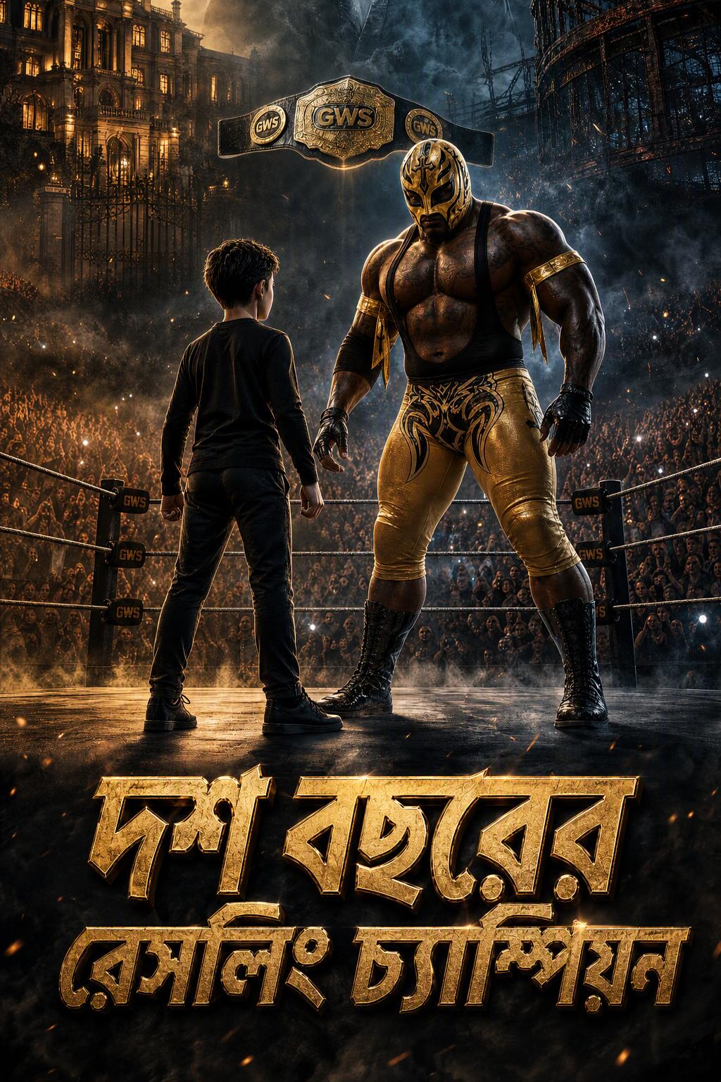 দশ বছরের রেসলিং চ্যাম্পিয়ন