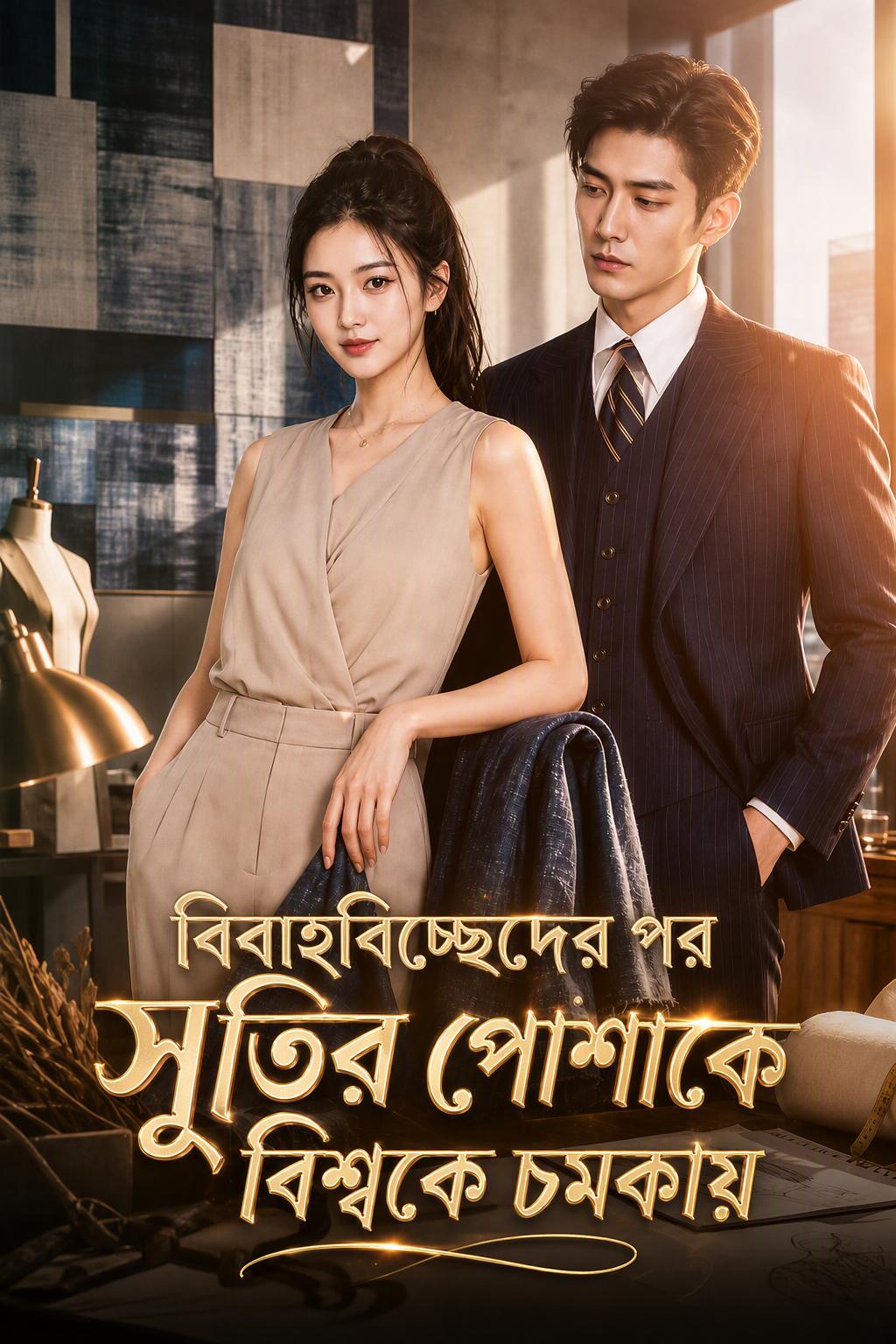 বিবাহবিচ্ছেদের পর সূতির পোশাকে বিশ্বকে চমকায়