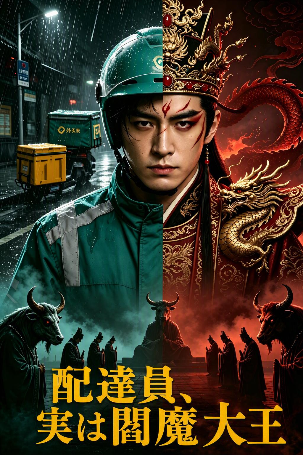 配達員が閻魔大王になる