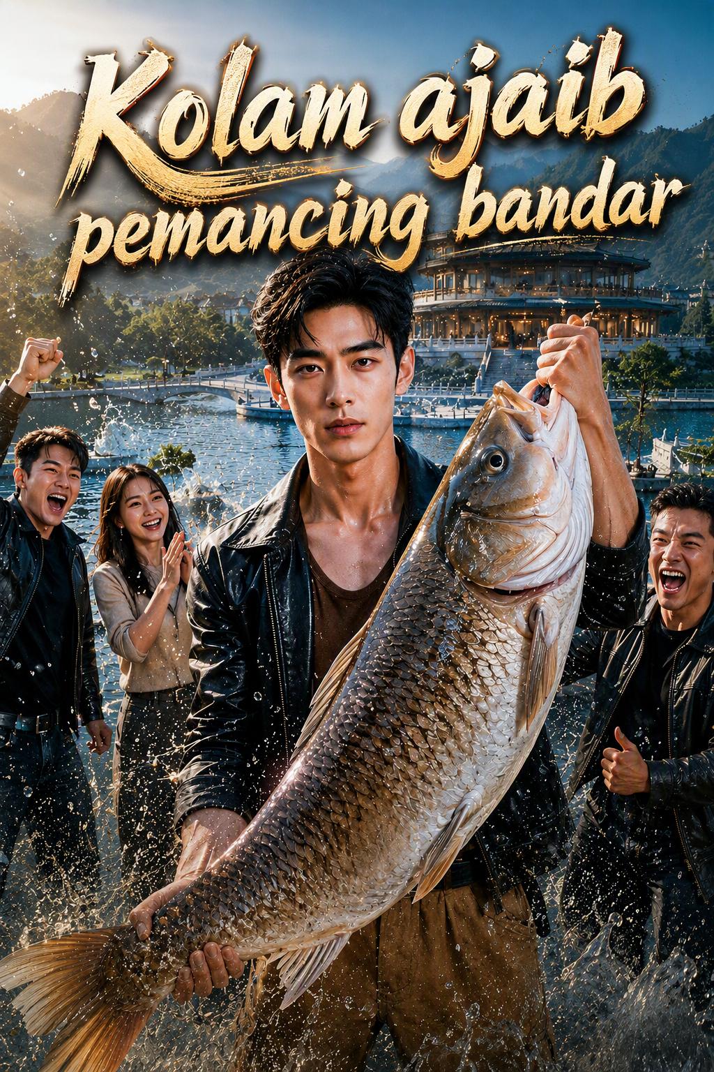 Kolam ajaib pemancing bandar