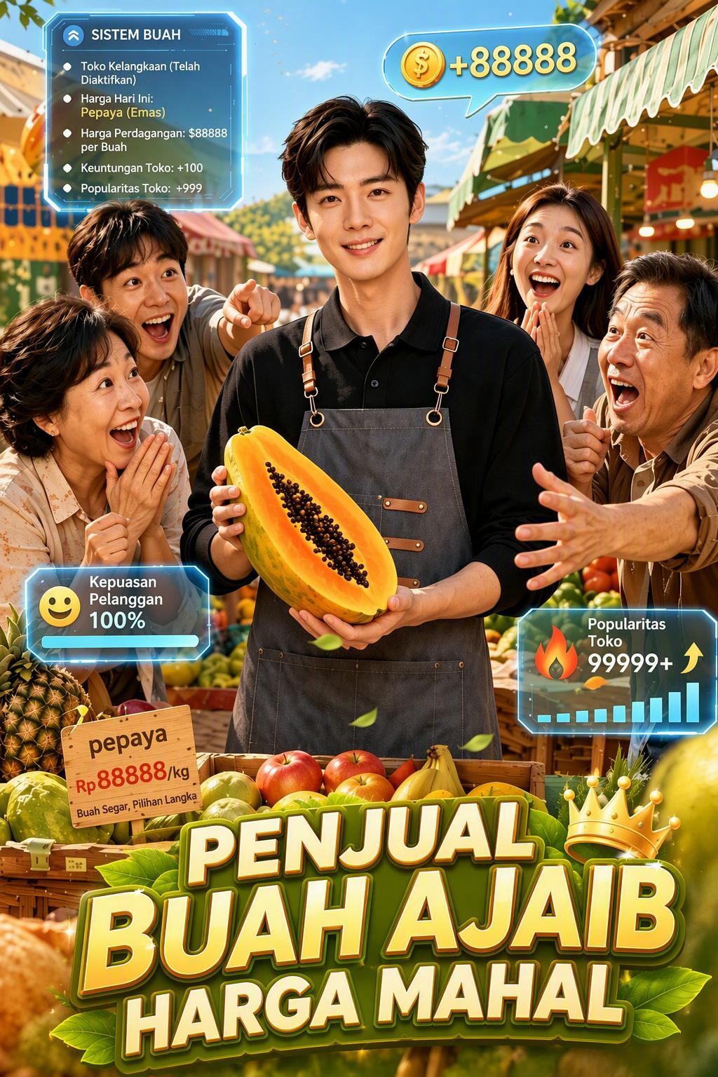 Penjual buah ajaib harga mahal