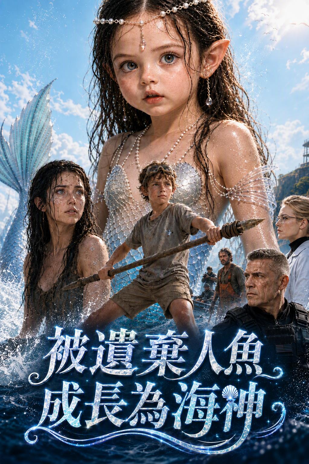 被遺棄人魚成長為海神