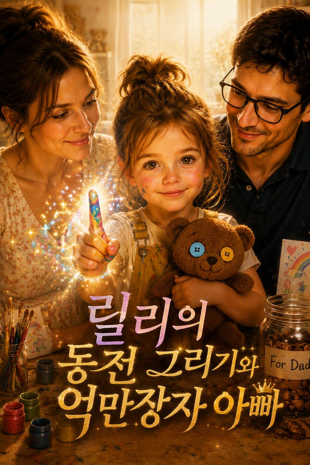 잔돈을 그리는 딸과 억만장자 아버지