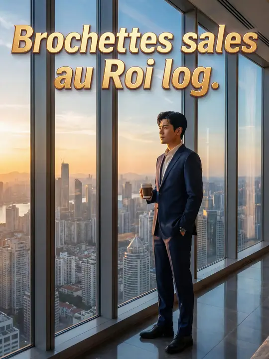 Brochettes sales au Roi log