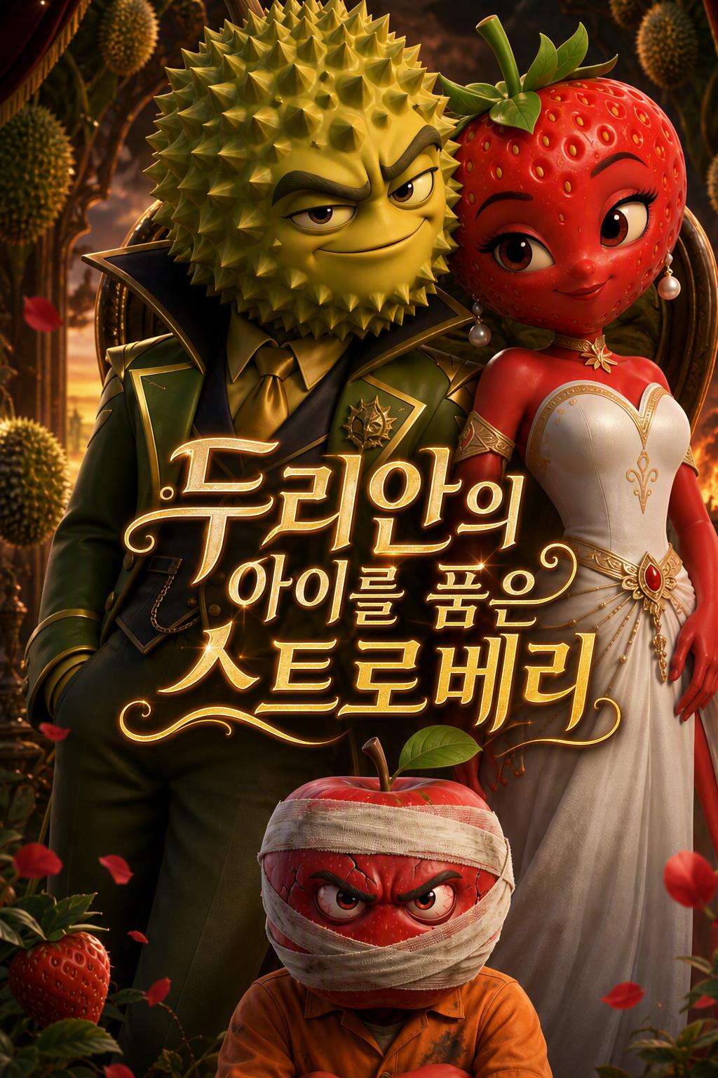 두리안의 아이를 품은 스트로베리