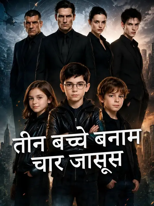 तीन बच्चे बनाम चार जासूस