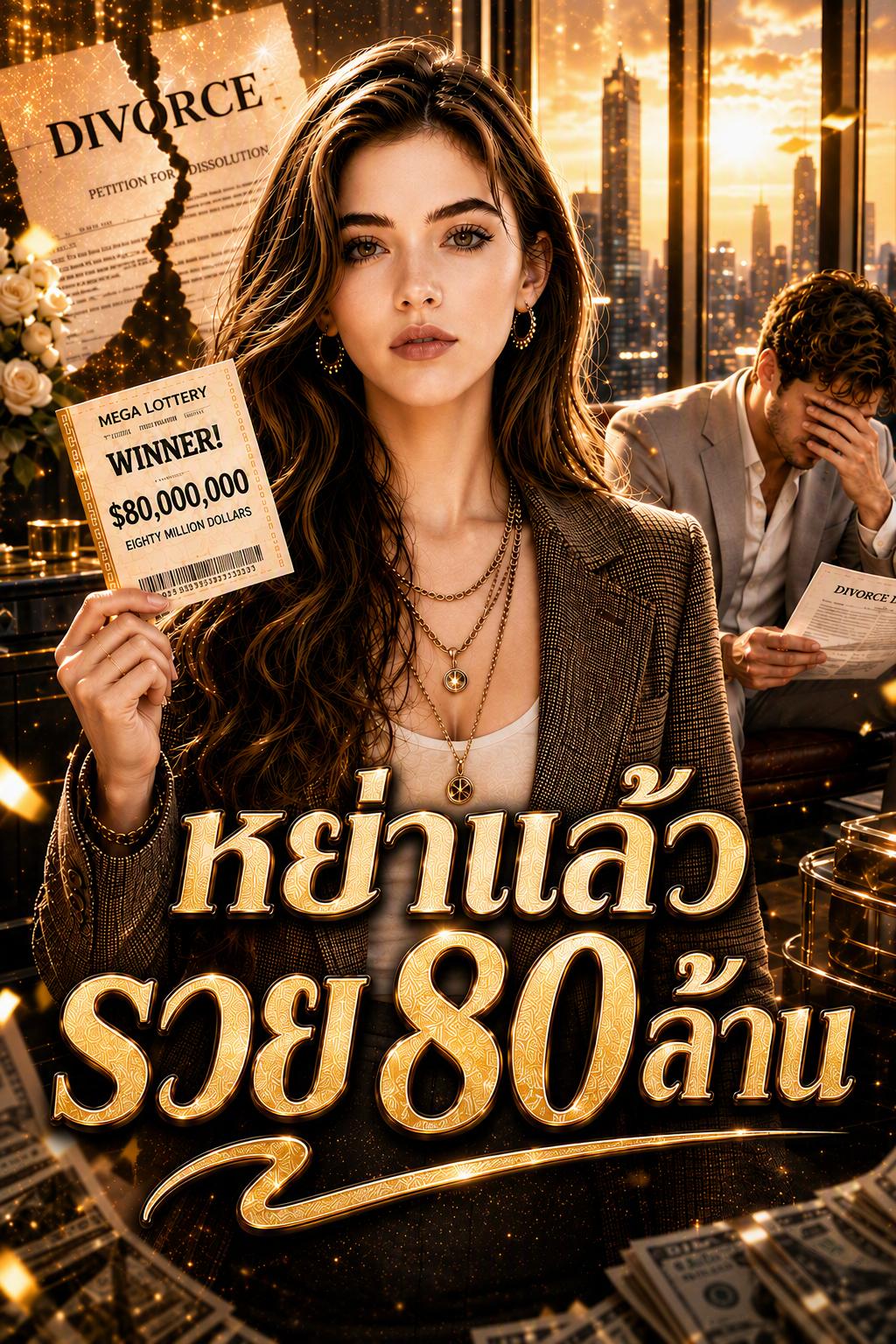 หย่าแล้วรวย 80 ล้าน