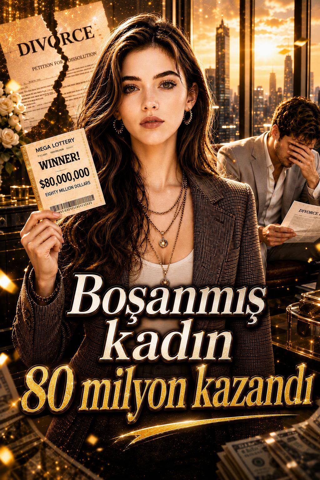 Boşanmış kadın 80 milyon kazandı