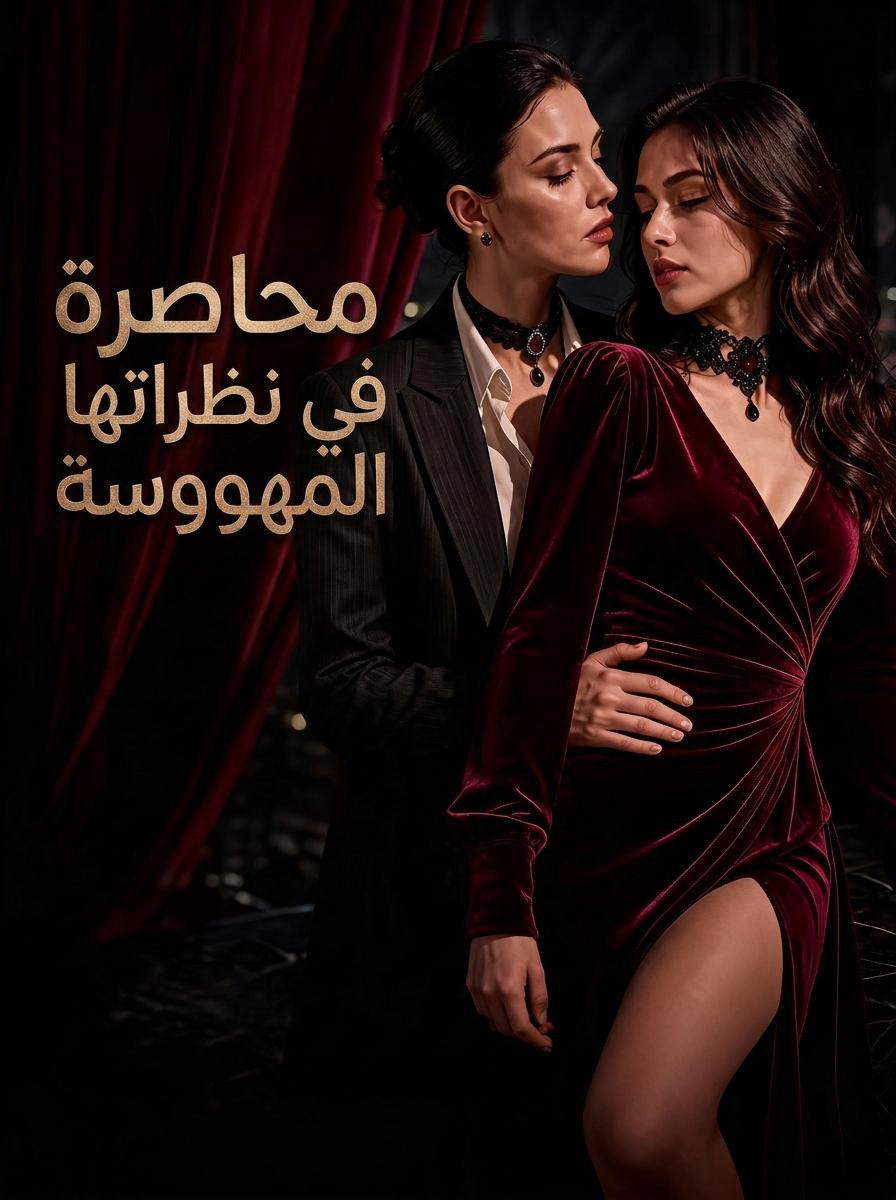 محاصرة في نظراتها المهووسة