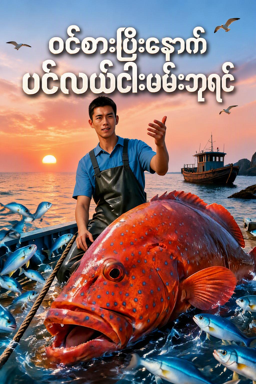 ဝင်စားပြီးနောက် ပင်လယ်ငါးဖမ်းဘုရင်