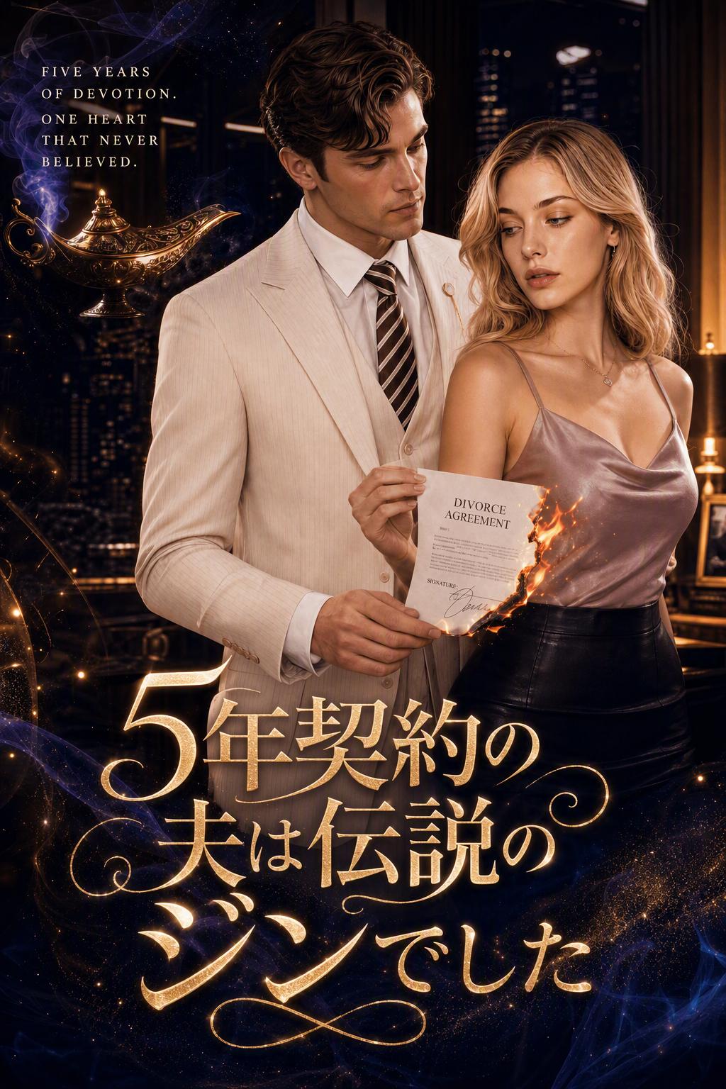 5年契約の夫は伝説のジンでした