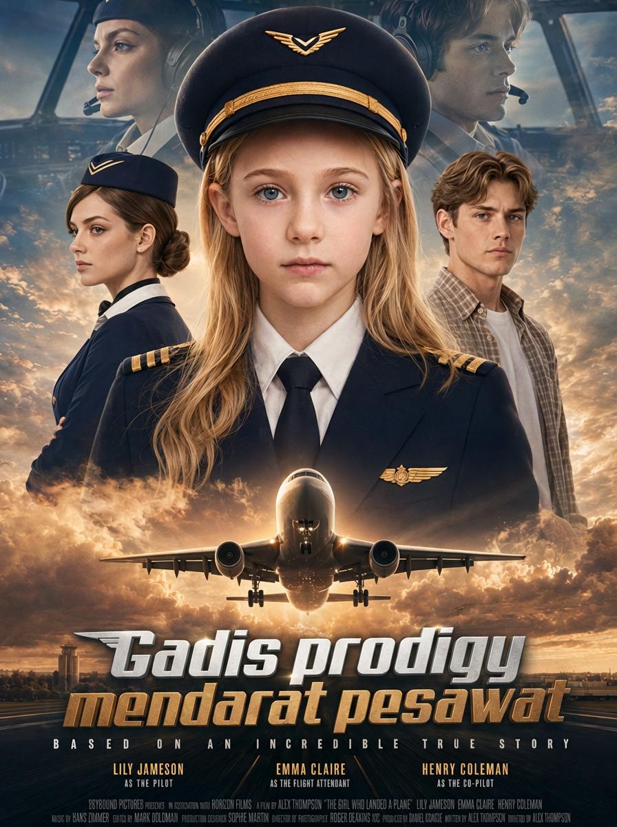 Gadis Prodigy Mendarat Pesawat