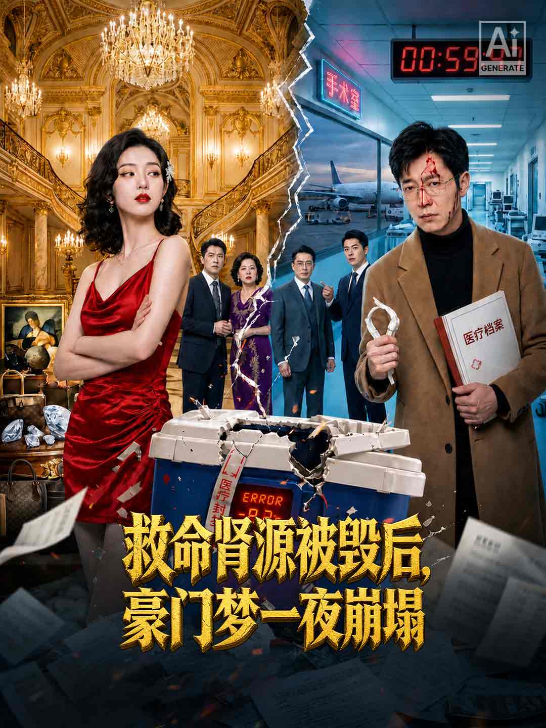 救命腎源被毀後，豪門夢一夜崩塌
