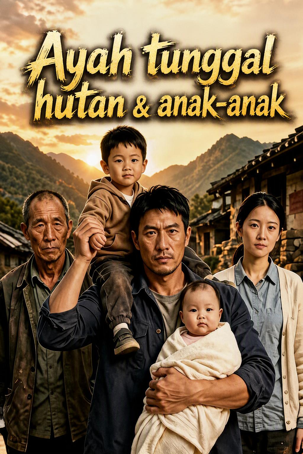 Ayah tunggal hutan & anak-anak
