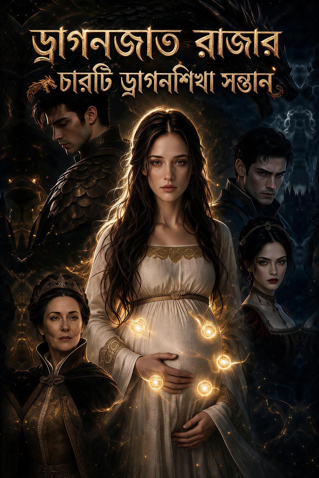 ড্রাগনজাত রাজার চারটি ড্রাগনশিখা সন্তান