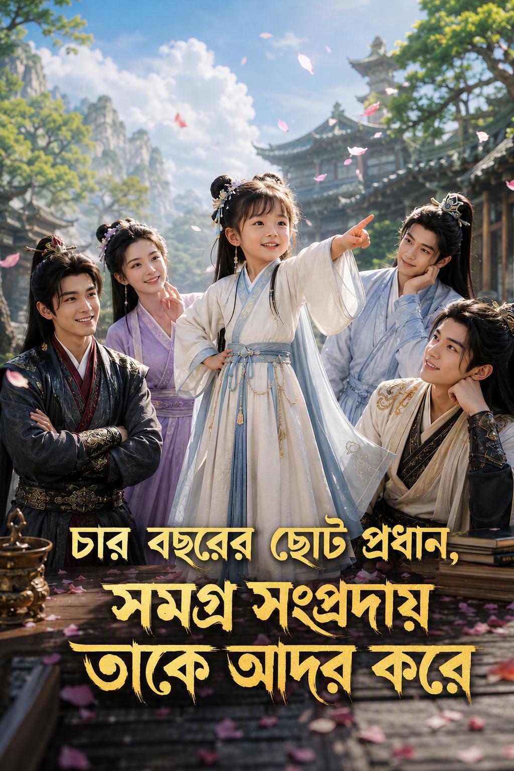 চার বছরের ছোট প্রধান, সমগ্র সংপ্রদায় তাকে আদর করে