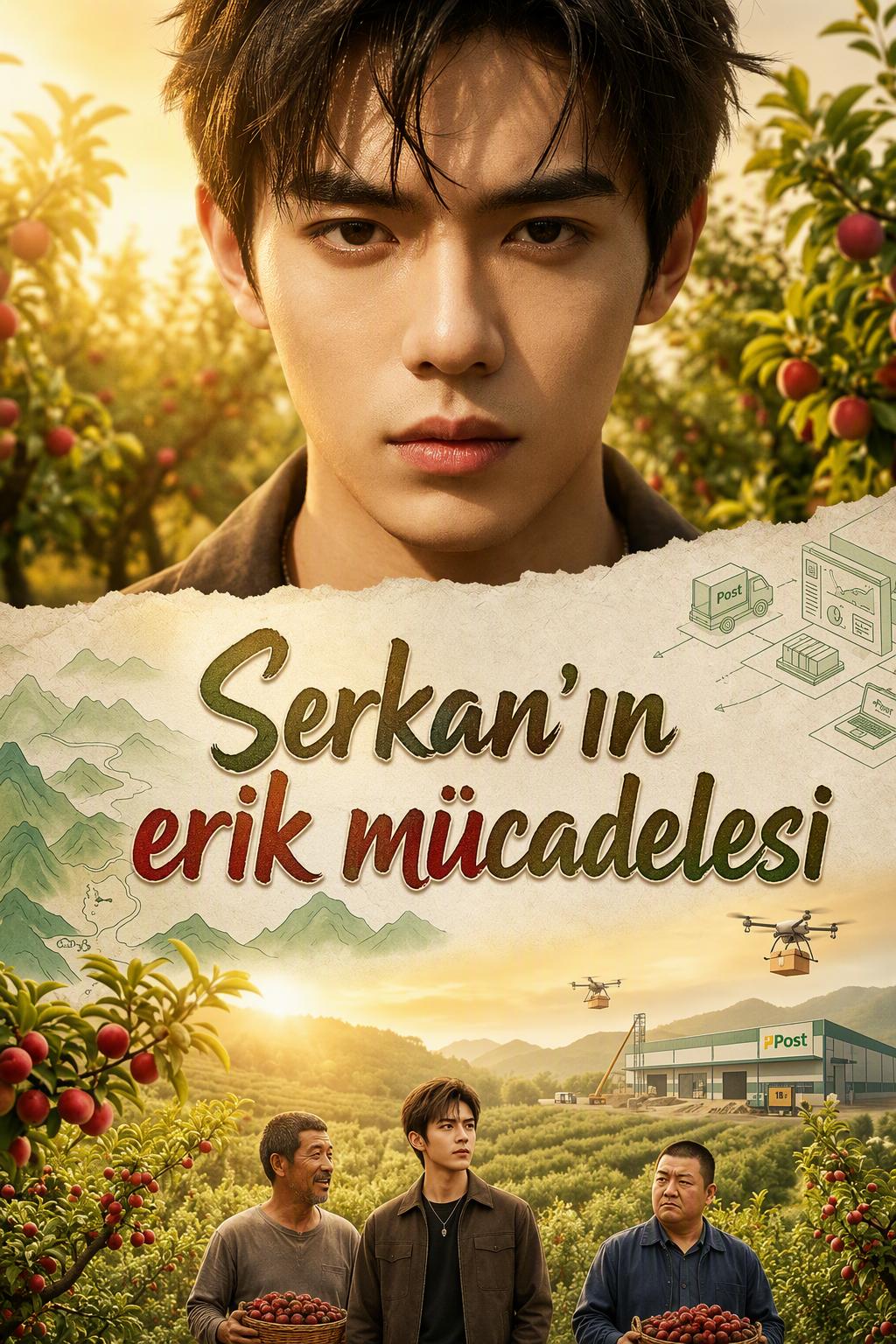 Serkan'ın erik mücadelesi