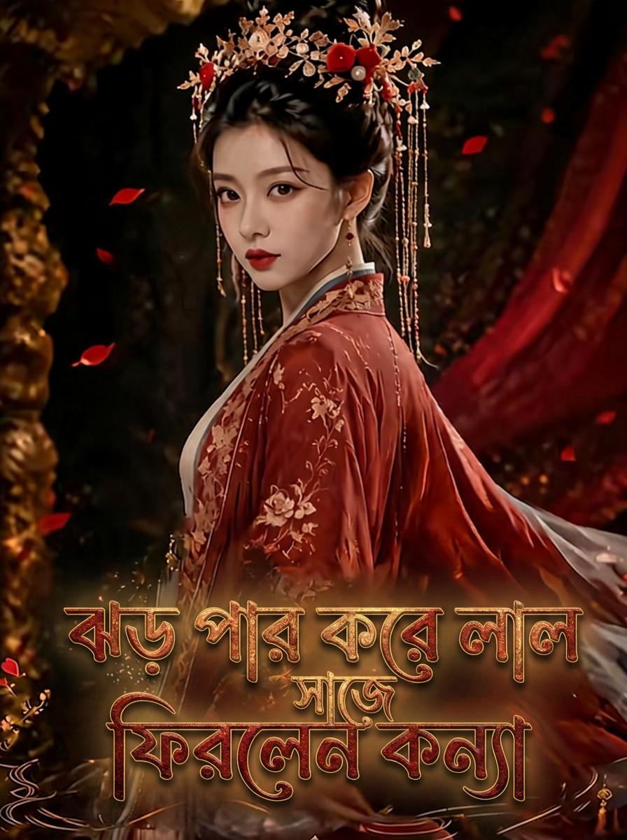 ঝড় পার করে লাল সাজে ফিরলেন কন্যা