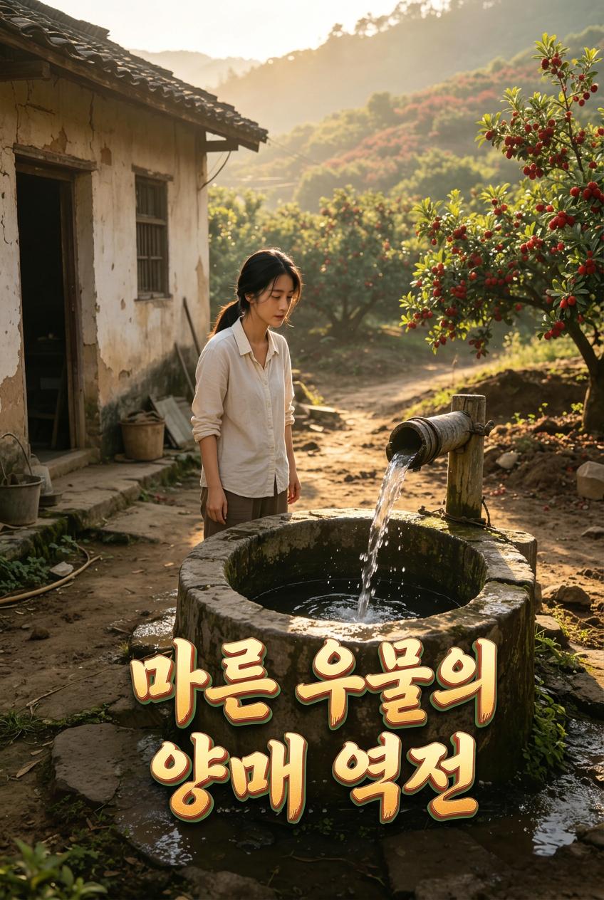 야생 열매 소녀의 비밀 샘물