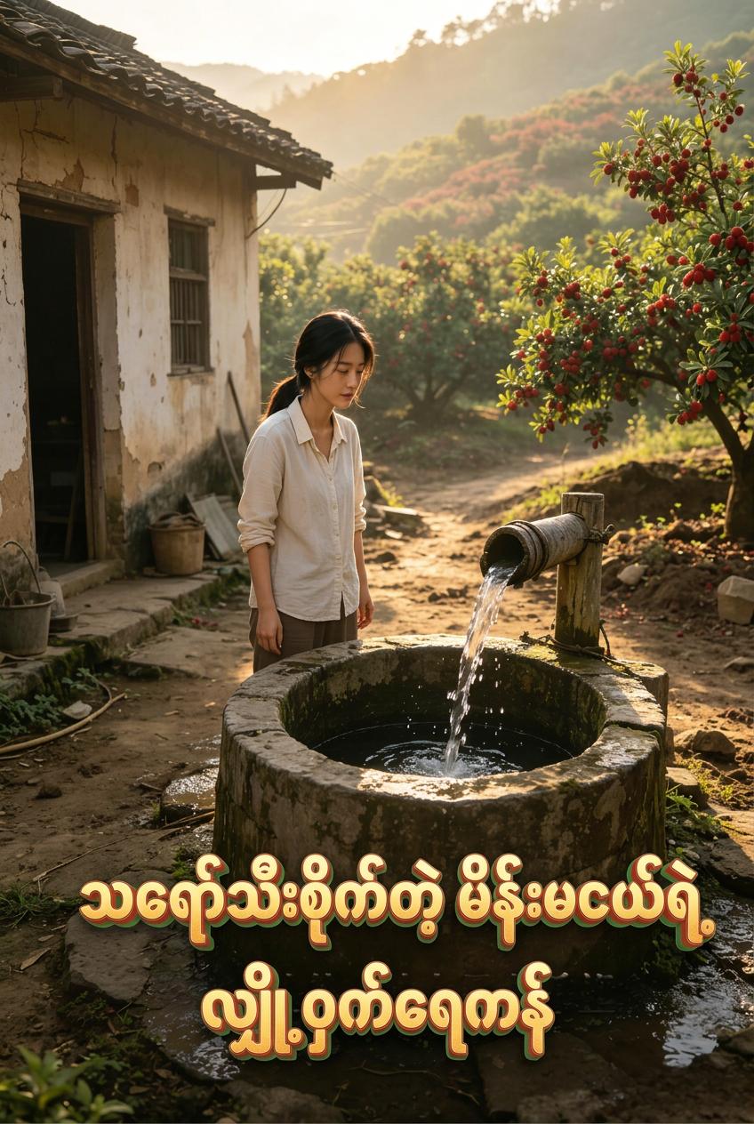 သရော်သီးစိုက်တဲ့ မိန်းမငယ်ရဲ့ လျှို့ဝှက်ရေကန်