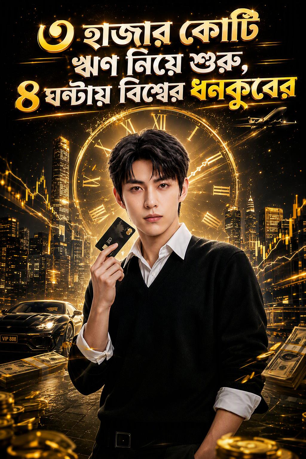 ৩ ট্রিলিয়ন ঋণ: ৪ ঘণ্টায় ভাগ্যের মোড়