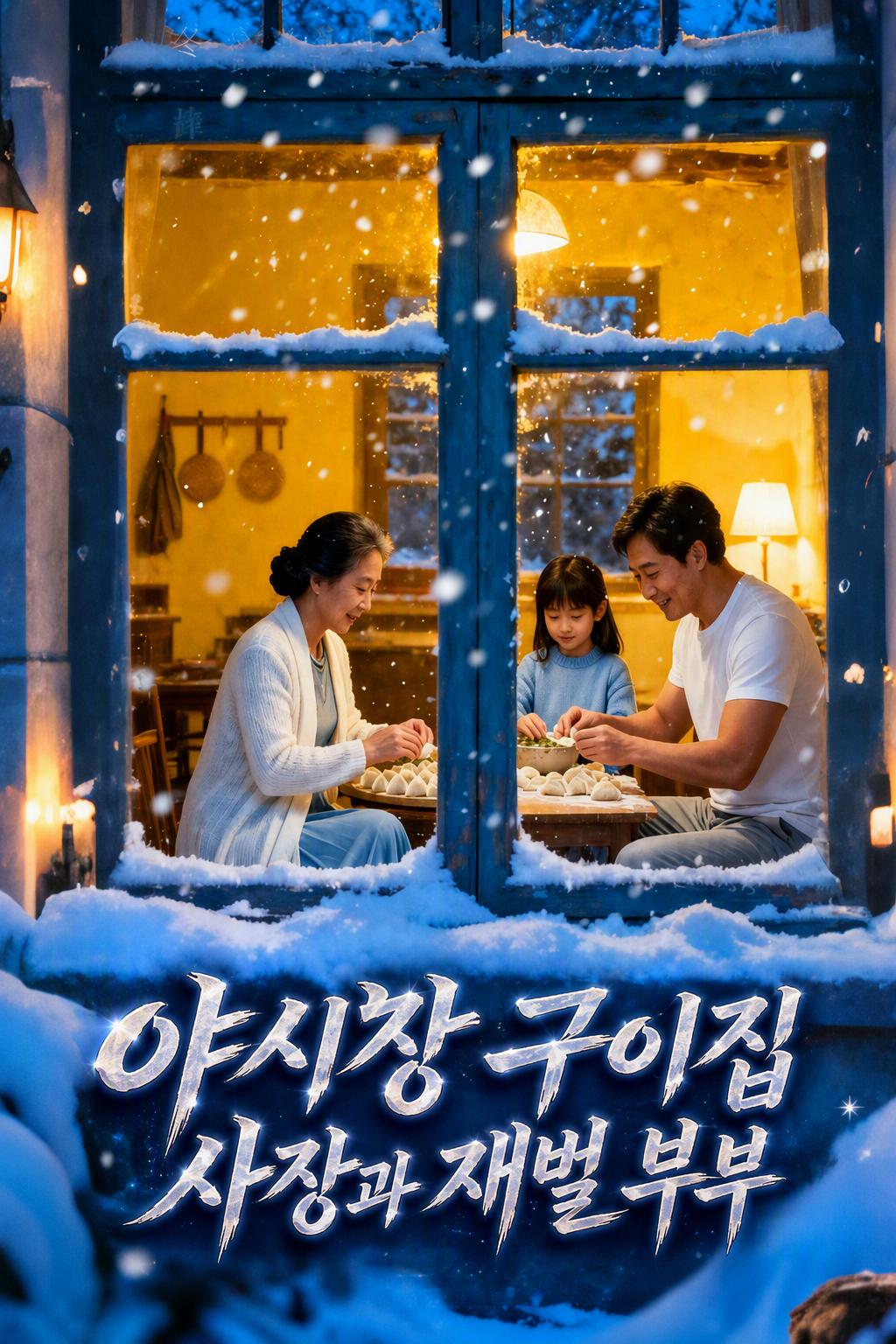 야시장 구이집 사장과 재벌 부부