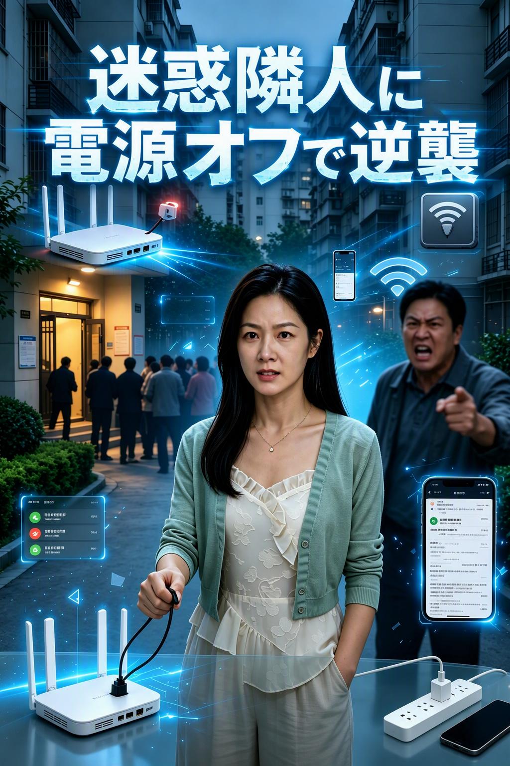 迷惑隣人に電源オフで逆襲