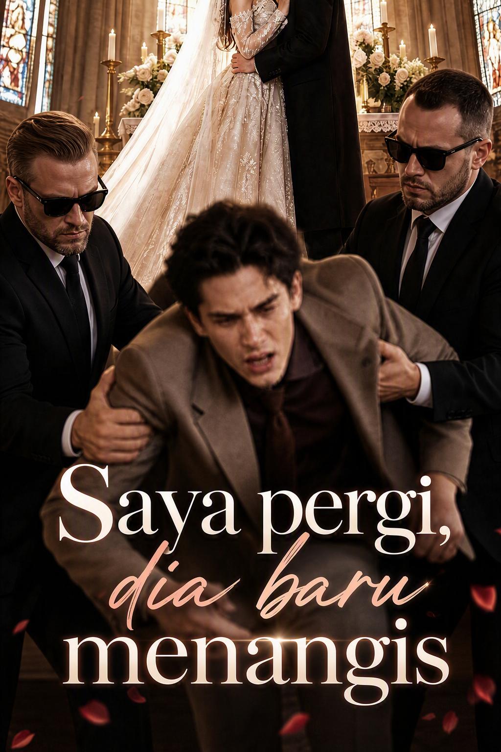 Saya pergi, dia baru menangis