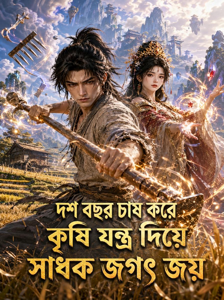 দশ বছর চাষ করে কৃষি যন্ত্র দিয়ে সাধক জগত জয়