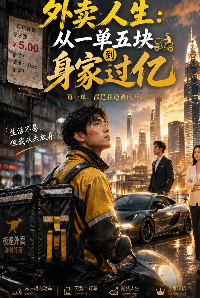 外卖员逆袭成亿万富翁