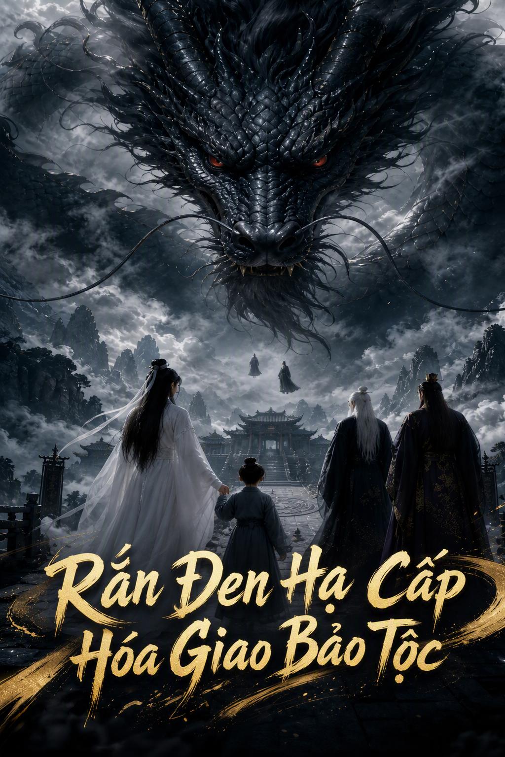 Rắn Đen Hạ Cấp Hóa Giao Bảo Tộc