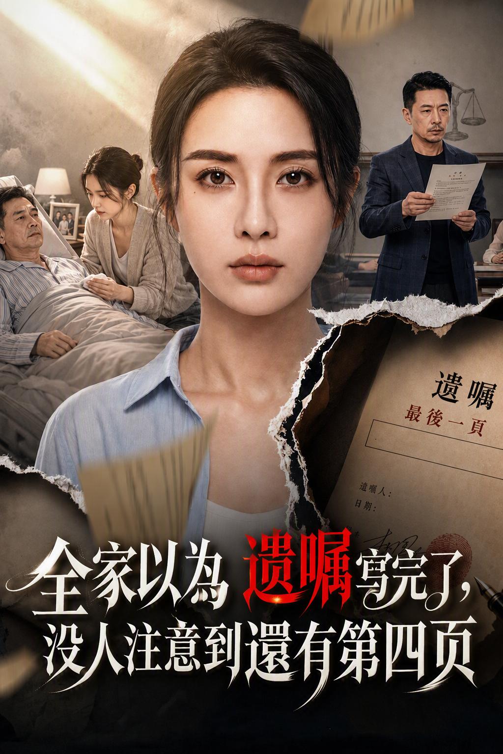 全家以為遺囑寫完了，沒人注意到還有第四頁