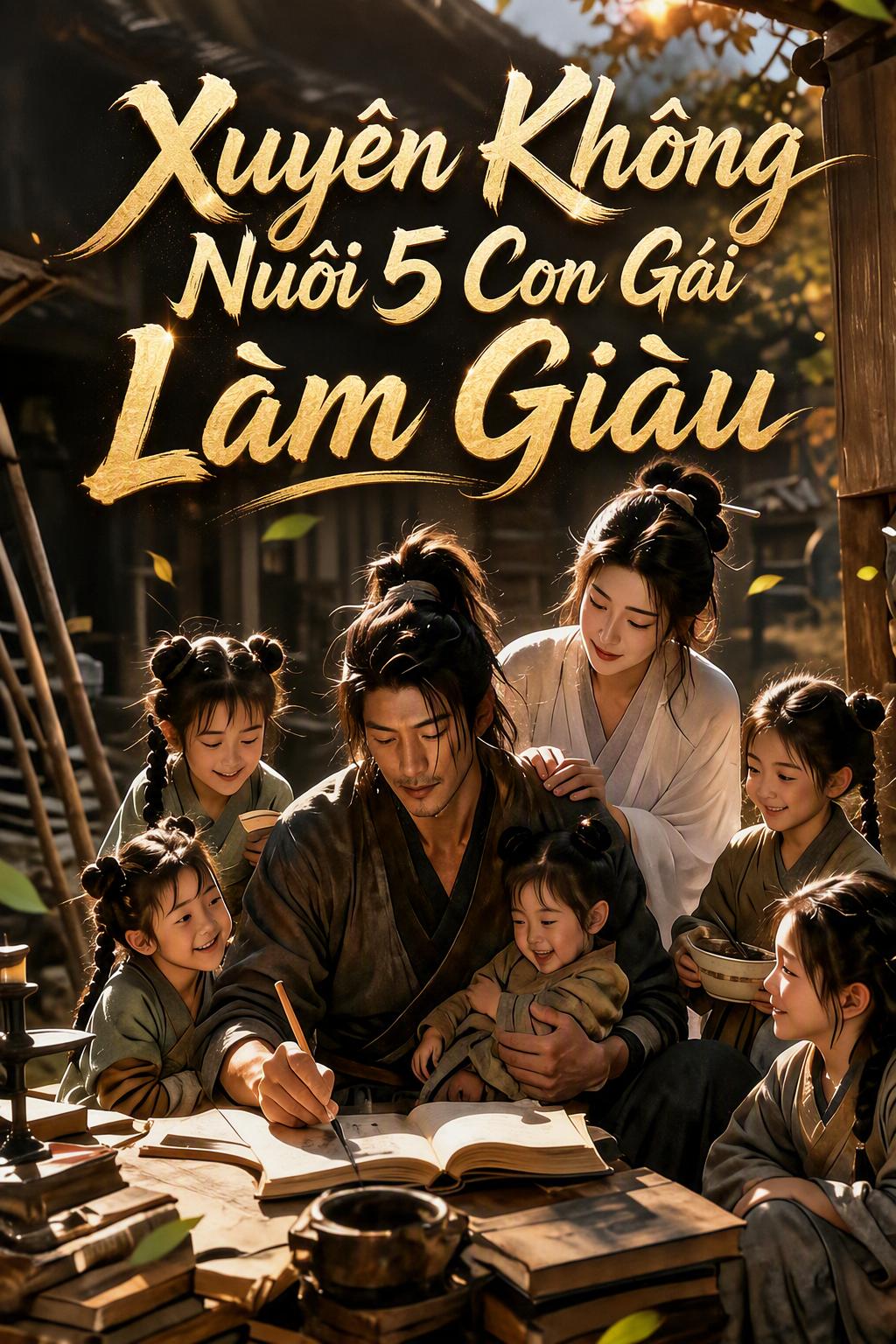 Xuyên Về Cổ Đại Nuôi Năm Con Gái Làm Giàu