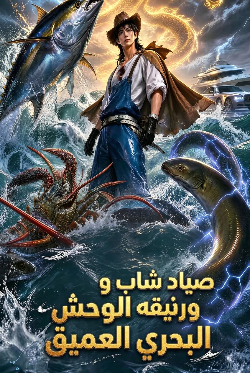 صياد شاب ورفيقه الوحش البحري العميق