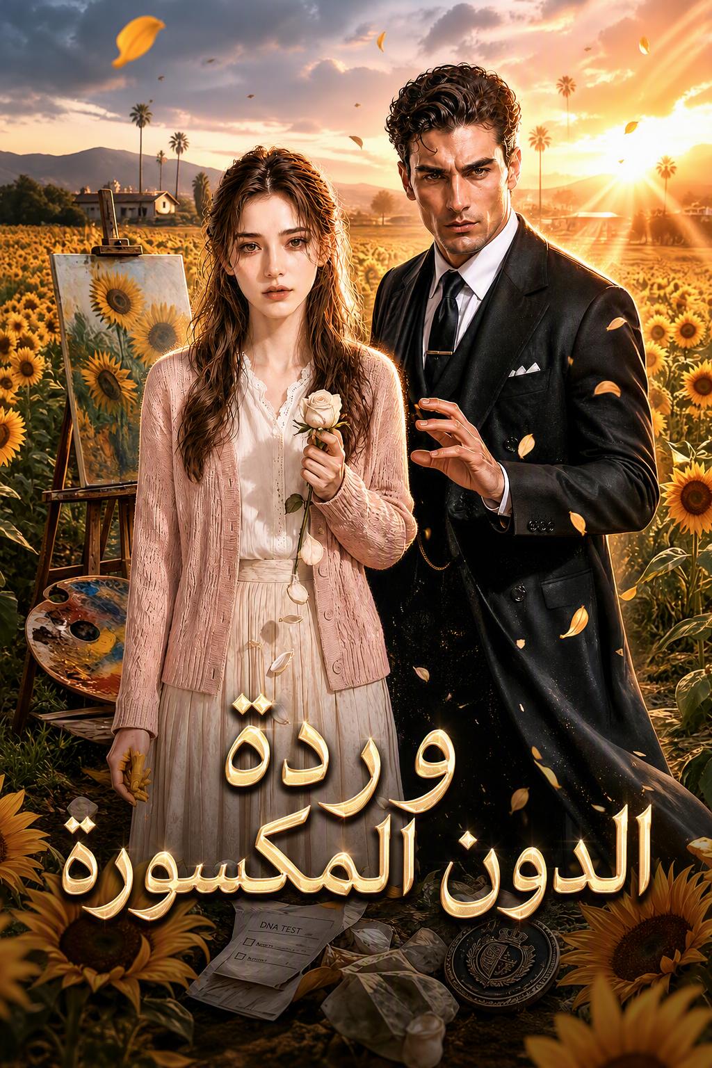 وردة العراب البيضاء المكسورة
