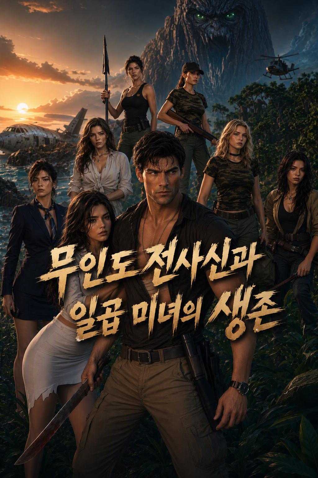 무인도의 전신: 일곱 미녀와의 생존기