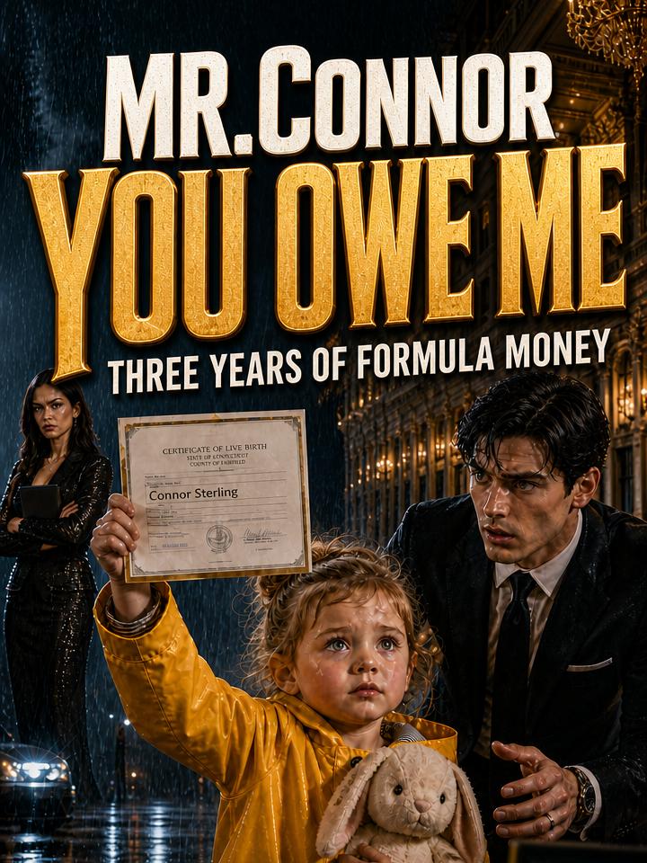 MR.CONNOR,YOU OWE ME THREE YEARS OF FORMULA MONEY